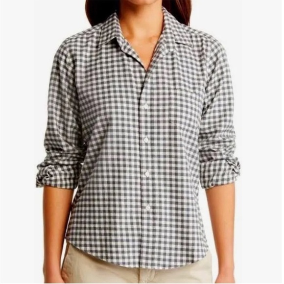 Frank & Eileen Barry Checkered Long Sleeve Button Up Shirt - Picture 1 of 7